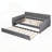 Versatile Upholstered Daybed with Pull-Out Trundle for Extra Sleeping Space-505944072
