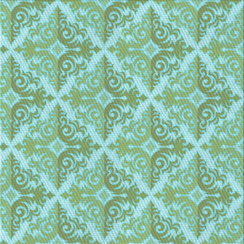 Abstract Indoor Rug, Square 5'