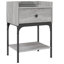 Shabari 40.5cm W Iron Bedside Table-1924250998-1889720839