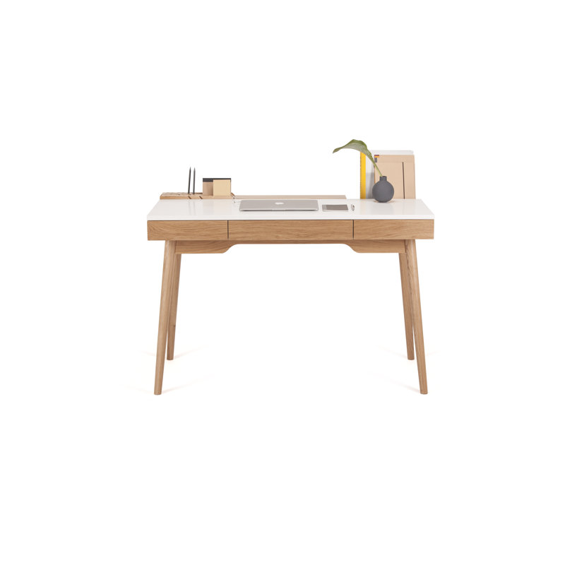 Miner Solid Wood Writing Desk