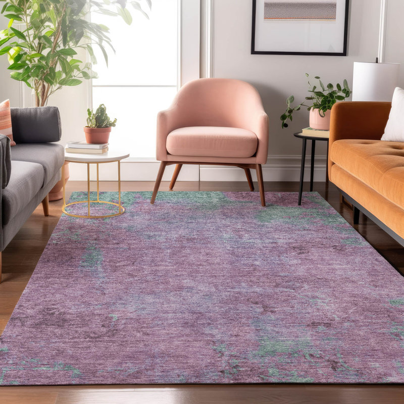 Premium Machine Washable Varroville AMF1710 Abstract Rug, Rectangle 5' x 7'6"