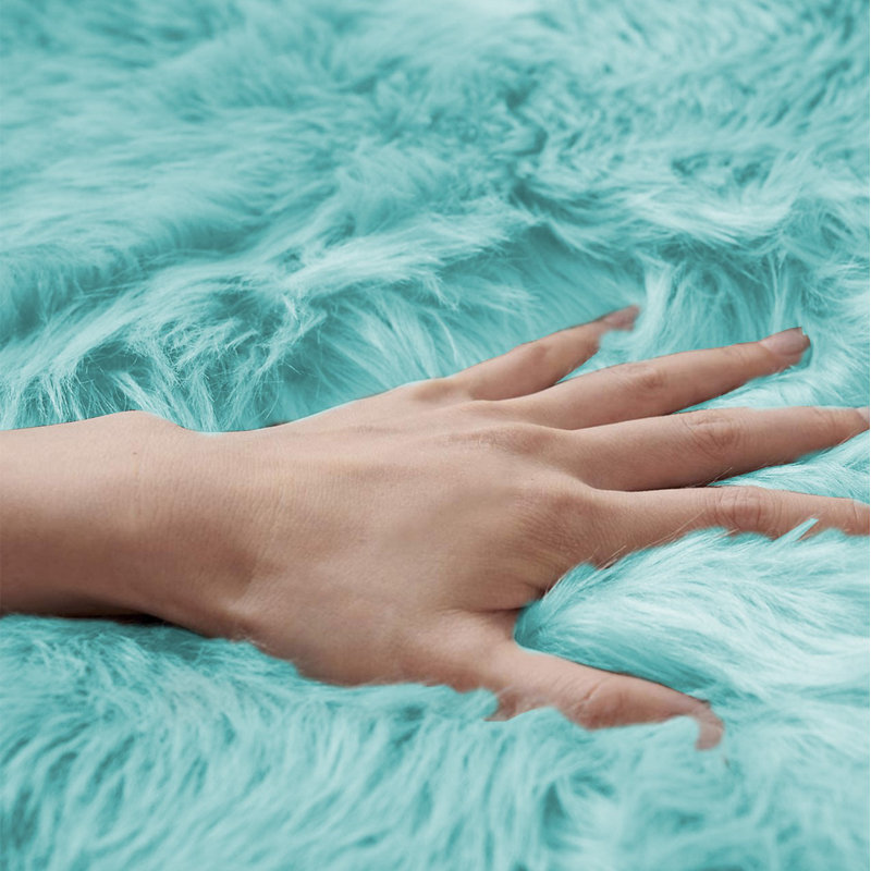 Sheepskin Indoor Rug, Round 6'