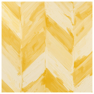 Yellow Chevron Pattern Blankets