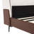 Danby Upholstered Platform Bed with Wingback Headboard & PU Leather Frame-1557438207