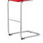 Ensemble de tabourets de bar 4 pièces Charlotte - rouge-1334314508