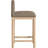 Conrad Letcher Linen Textured Fabric Counter Stool-1357421416
