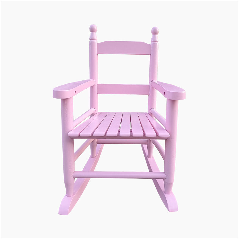 Chaise berçante intérieure ou extérieure, Rose
