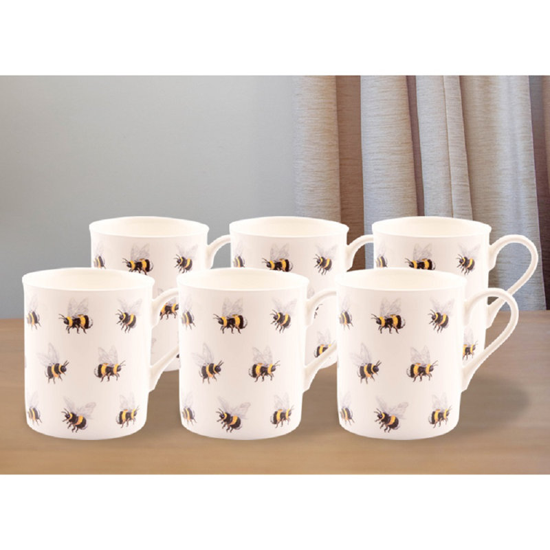 Bees Gioia Bone China Mugs