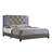Deema Upholstered Velvet Standard Bed-73964854
