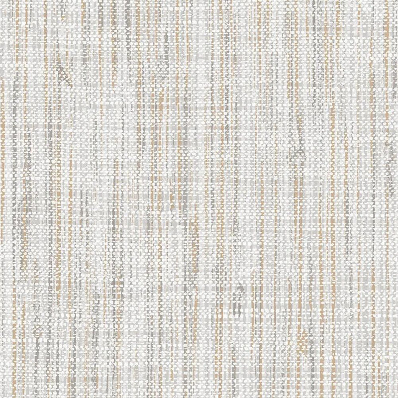 Linden 32cm x 52cm Textured Metallic Finish Wallpaper Roll, Silver
