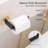 3-Piece Bath Hardware With Towel Holder For Bathroom Wall Toilet Paper Holder And Towel Ring Set-107971701