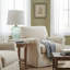 Lampe de table en verre D16x27 "