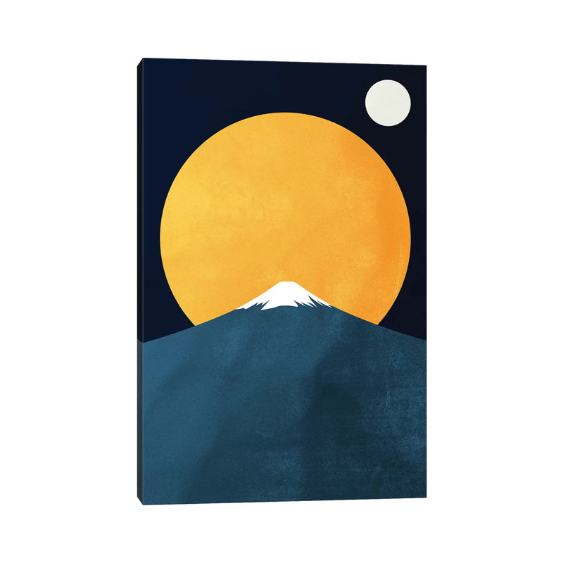 Himalaya At Night by Kubistika - Wrapped Canvas Painting, 101.6 cm H x 66.04 cm W x 3.175 cm D