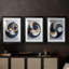 ABSTRACT Series DL III - Impression encadrée de qualité supérieure sur mesure mat - 3 pièces-651858922-651858923
