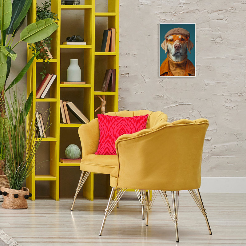 «Dog in Knit Fashion» par Roozbeh Bahramali, H 15 po x l 10 po