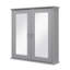 Ashby 560mm W 580mm H Surface Framed Medicine Cabinet Mirror 2 Fixed-66290639