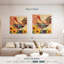Brampt coqs et tournesols IV