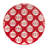 Peppermint Candy Canape Plate, 6in asst