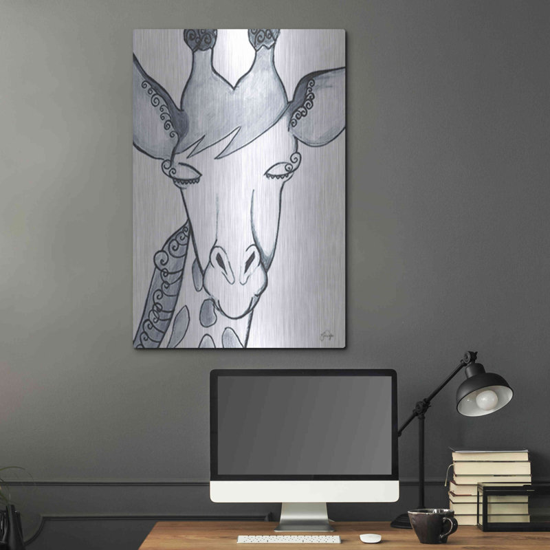 «Whimsical Baby Giraffe» par Yass Naffas Designs, H 36 po x l 24 po