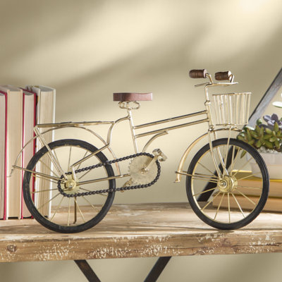 Metal and Wood Model Bicycle