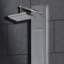 Inverseur de panneau de douche en acier inoxydable 70 po/thermostatique
