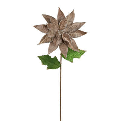 Tige de poinsettia artificielle Tige florale de poinsettia artificielle