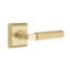 Emtek Select Privacy Interior Mortise w/ Quincy Rosette & L-Square Stem, Smooth Lever-210147180-210147182