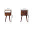 Wenzel 193.55cm W Solid Wood Bedside Table-387635700