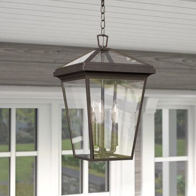 Aalford Place Bronze 3 - Bulb 19.5" H Outdoor Pendant