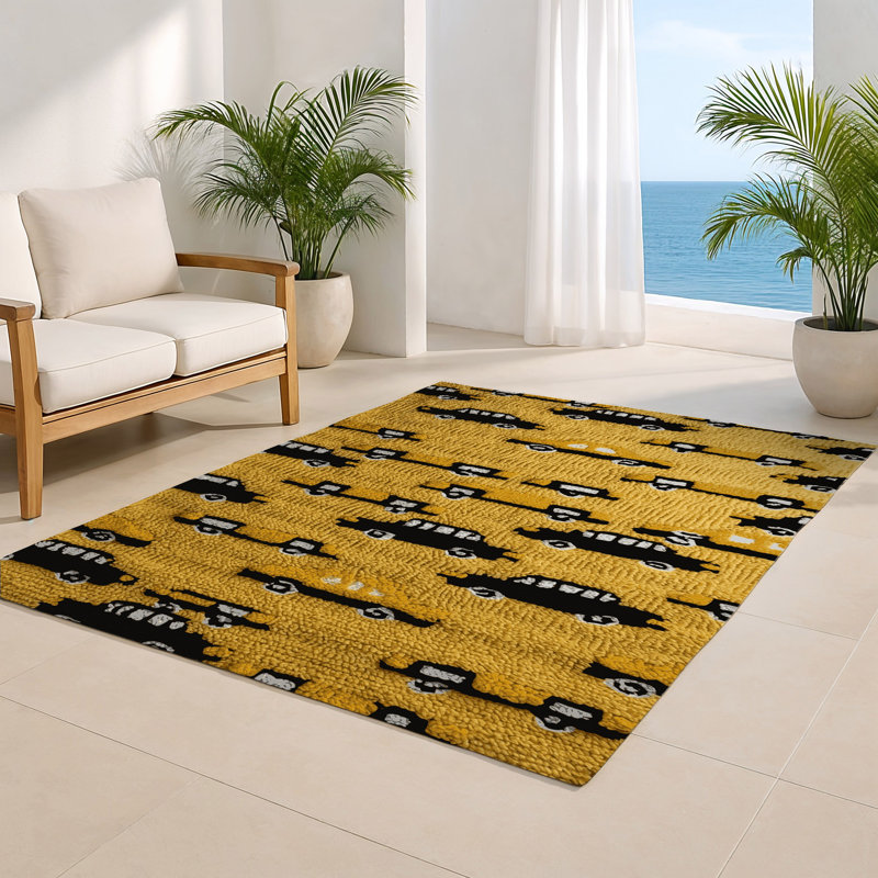 Tapis intérieur et extérieur brun Transport, Rectangulaire 2 pi x 3 pi