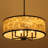 24-inch 6-Light Capiz Shell Drum Chandelier-182572052