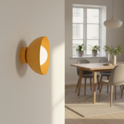 Steel Flush Mounted Sconce