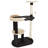  PETMAKER 3-Tier Indoor Cat Scratching Post, Black