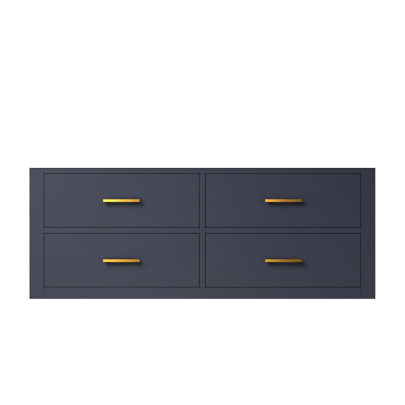 Meuble-lavabo simple (armoire seulement), Blue, Blue