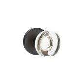Passage Modern Disc Crystal Knob with Disk Rose