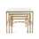 Bonnifait Antique Gold Nesting Tables