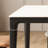 Simple white rectangular dining table-1230973279