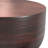 Johnsen 30"W Metal Boho Modern Round Coffee Table with Textured Detail, Assembled-104200690