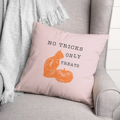  Housse et insert de coussin carré No Tricks Only Treats
