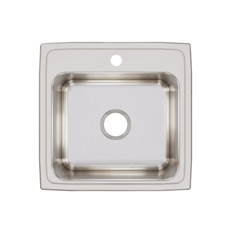 Lustertone 20" L x 19" W Drop-In Bar Sink