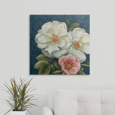 « iii on indigo » par lisa audit, impression de peinture Floral Damask
