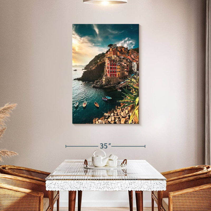 Gillard Riomaggordin Cinque Terre, H 45 po x l 30 po