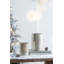 Etched Glass Cylinder Candle Votive -  - Cream-39735775
