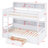 Jermarion Kids Twin Bunk Bed with Drawers-1401629570