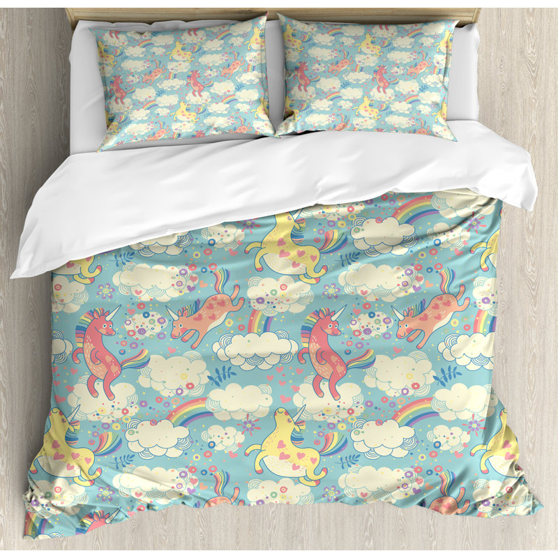 Quilt Set, Queen Duvet Cover + 2 Standard Shams