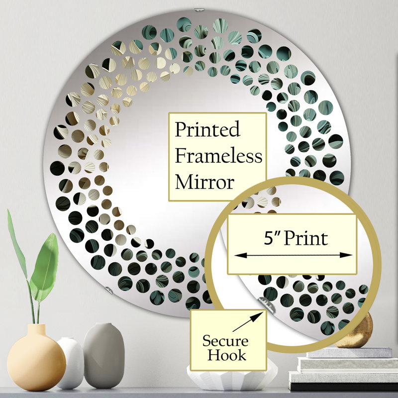 Circle Mirror, 23.6" x 23.6", Circle