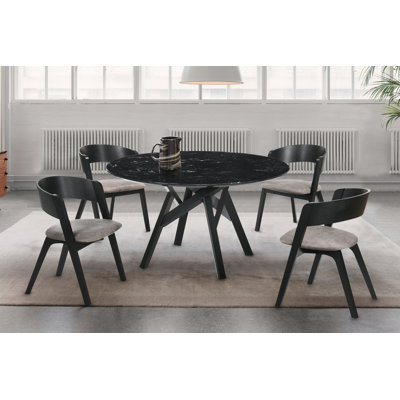 Schorr 4 - Person Pedestal Dining Set
