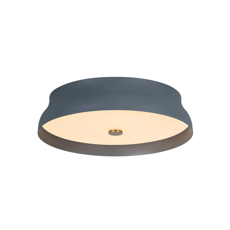 Shore Flush Mount, Blue, 10" H x 15.5" W x 13" D