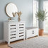 Limestone 2 Piece Shoe Storage Bench and Shoe Cabinet Hallway Set