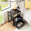 40cm W Metal Bedside Table-770791905